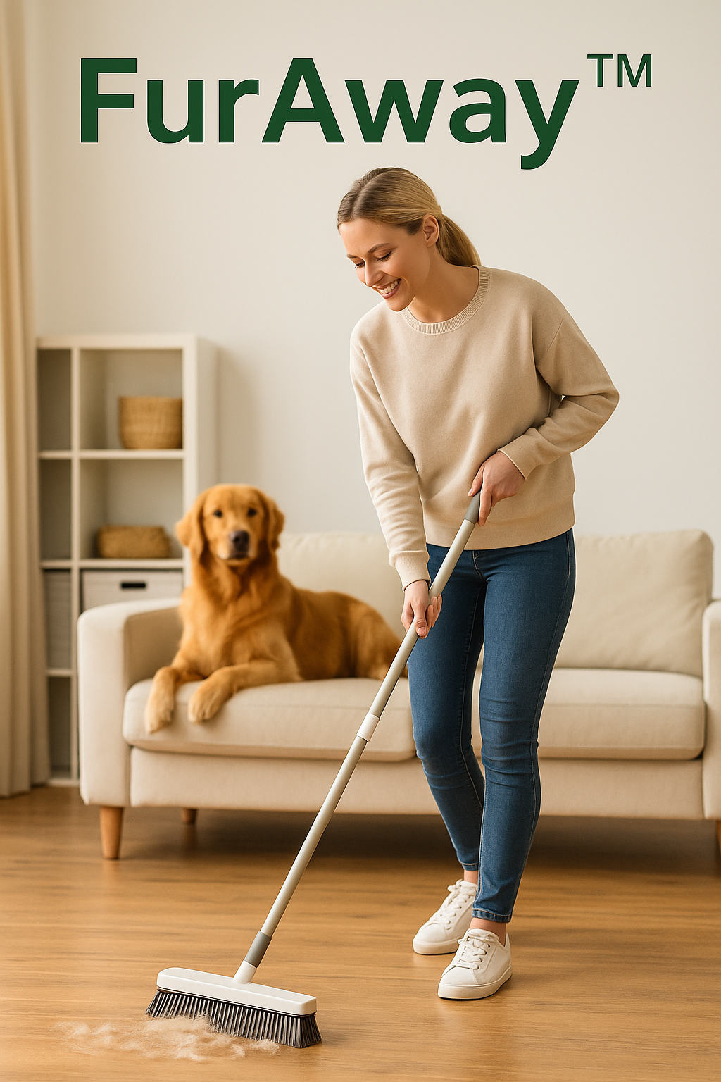 FurAway™ Magic Pet Hair Broom
