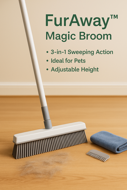 FurAway™ Magic Pet Hair Broom